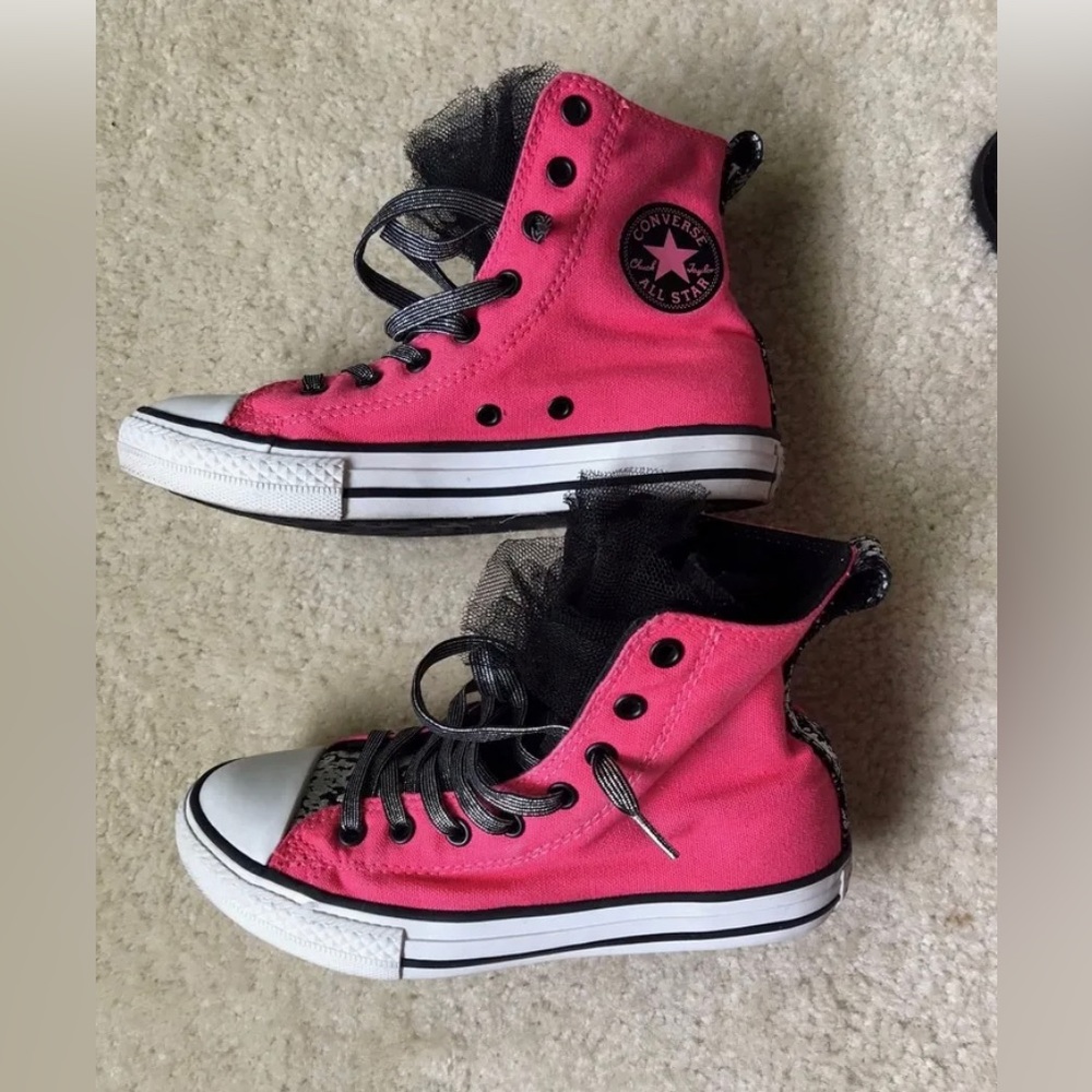 Converse All-Star Hi Top Party Star Flower 2.5 D(M) US Little Kid